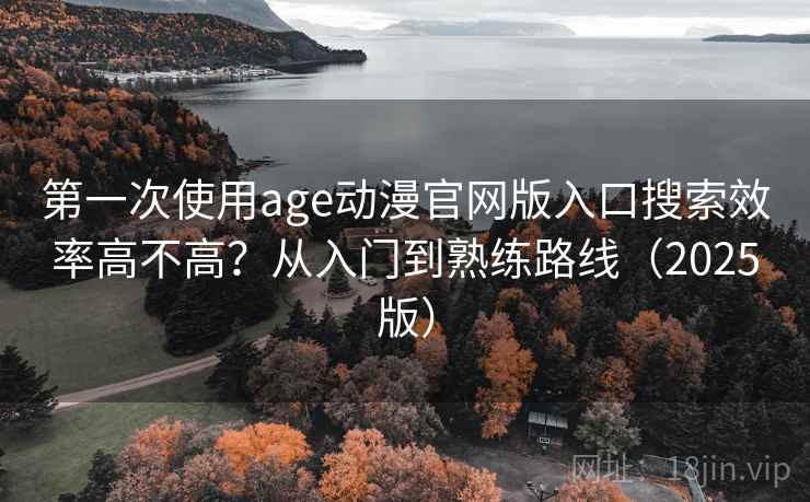 第一次使用age动漫官网版入口搜索效率高不高？从入门到熟练路线（2025版）